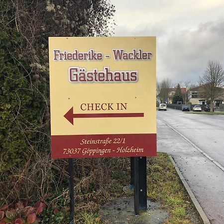 Friederike Wackler Gaestehaus Goeppingen Luaran gambar